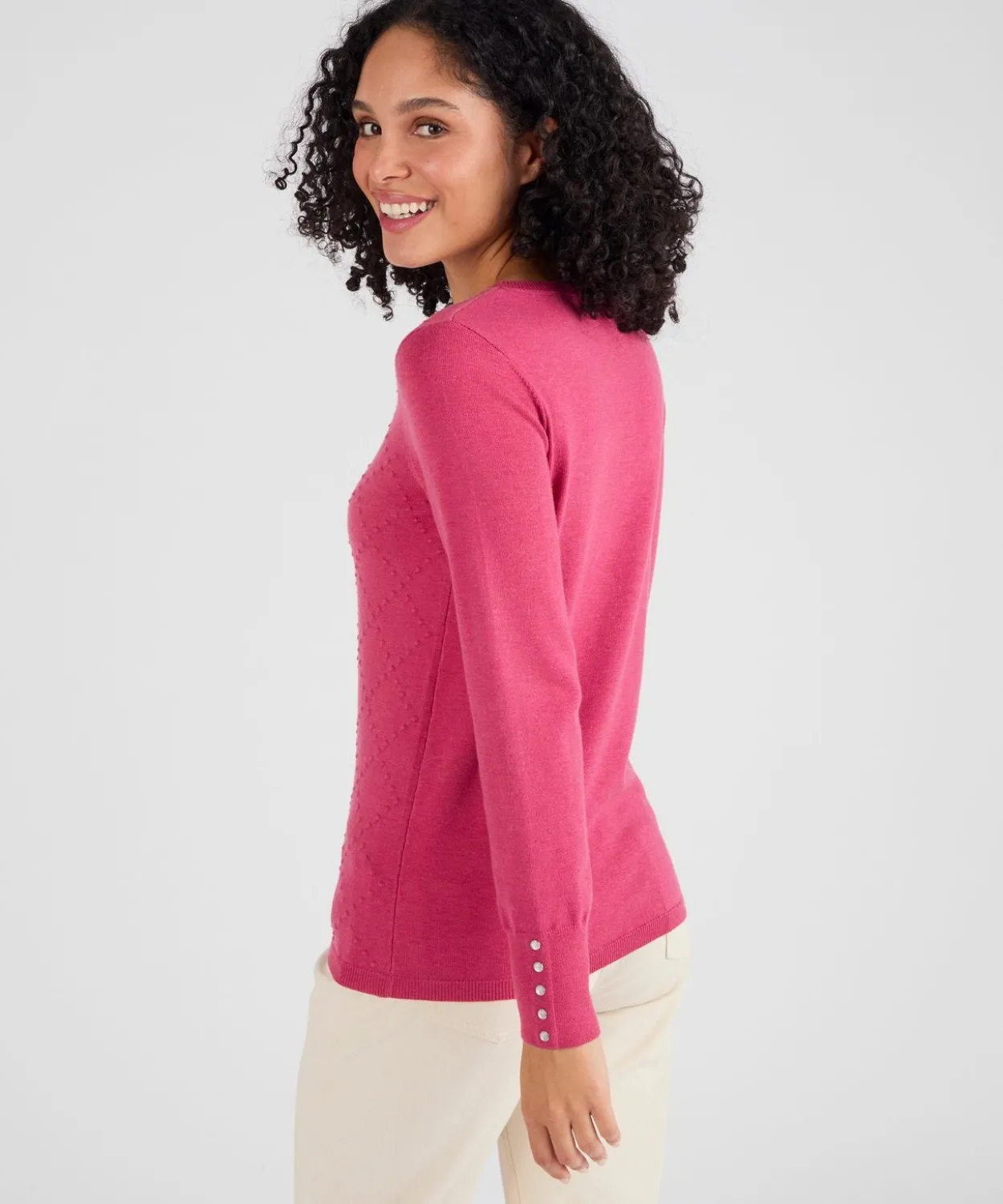 Pull motif losanges