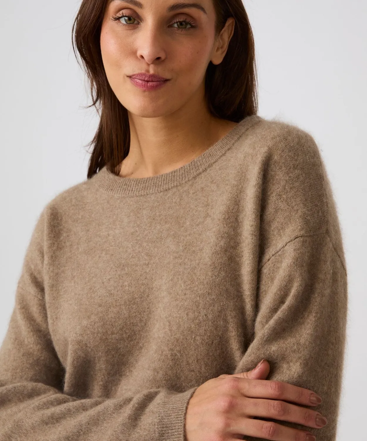 Pull pure laine brossée