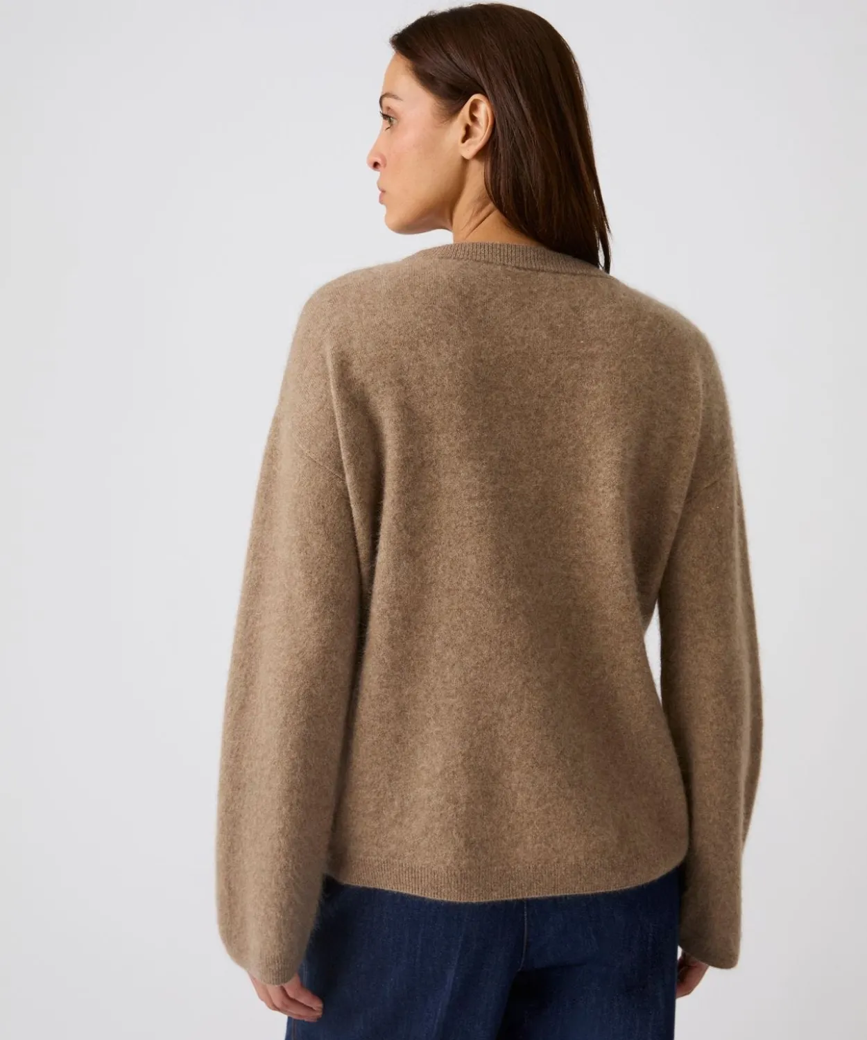Pull pure laine brossée
