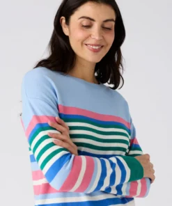 Pull rayé