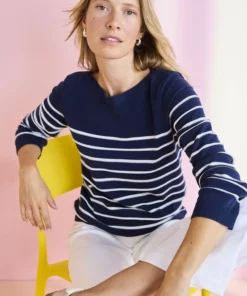 Pull rayures fantaisie