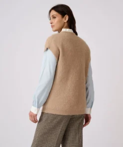 Pull sans manches maille perlée Thermolactyl
