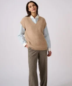 Pull sans manches maille perlée Thermolactyl