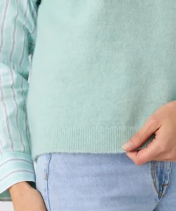 Pull sans manches toucher doux