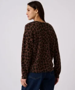 Pull Thermolactyl à boutons uni ou imprimé animalier