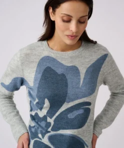 Pull toucher doux imprimé