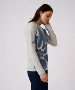 Pull toucher doux imprimé