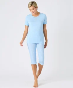 Pyjacourt fantaisie, maille jersey pur coton peigné