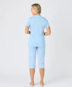 Pyjacourt fantaisie, maille jersey pur coton peigné