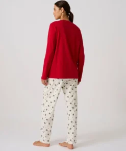 Pyjama de Noël en maille jersey pur coton peigné