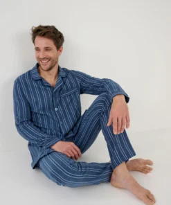 Pyjama flanelle grattée pur coton