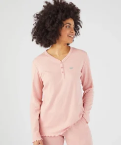 Pyjama maille côtelée