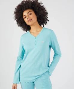 Pyjama maille côtelée