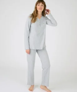 Pyjama maille côtelée