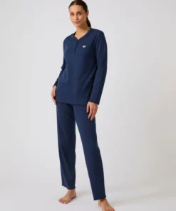 Pyjama maille côtelée