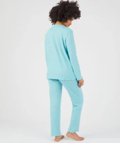 Pyjama maille côtelée
