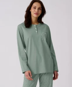 Pyjama maille jersey coton peigné