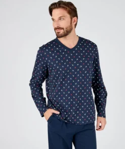 Pyjama maille jersey pur coton peigné