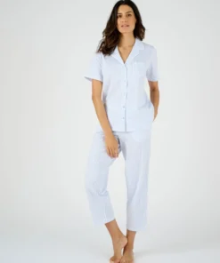 Pyjama 7/8ème boutonné