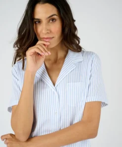Pyjama 7/8ème boutonné