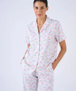 Pyjama 7/8ème boutonné