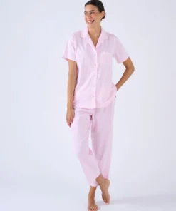Pyjama 7/8ème boutonné
