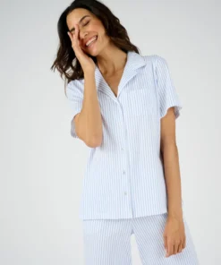 Pyjama 7/8ème boutonné