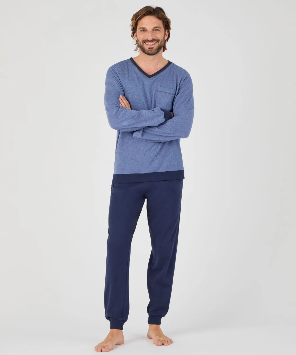 Pyjama 3 pièces short et pantalon
