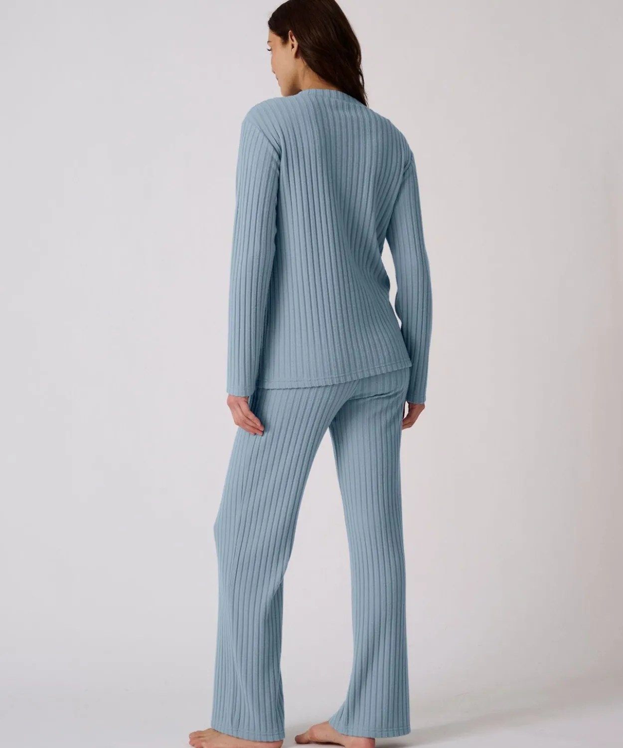 Pyjama Thermolactyl en maille côtelée