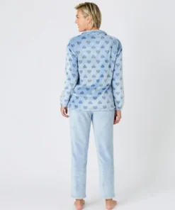 Pyjama Thermolactyl en maille polaire embossée
