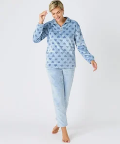 Pyjama Thermolactyl en maille polaire embossée