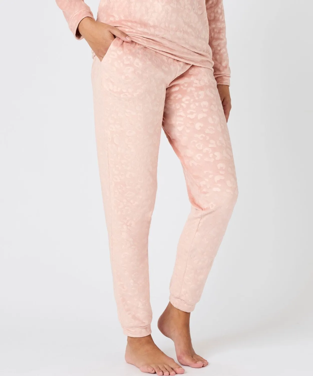 Pyjama Thermolactyl en velours embossé