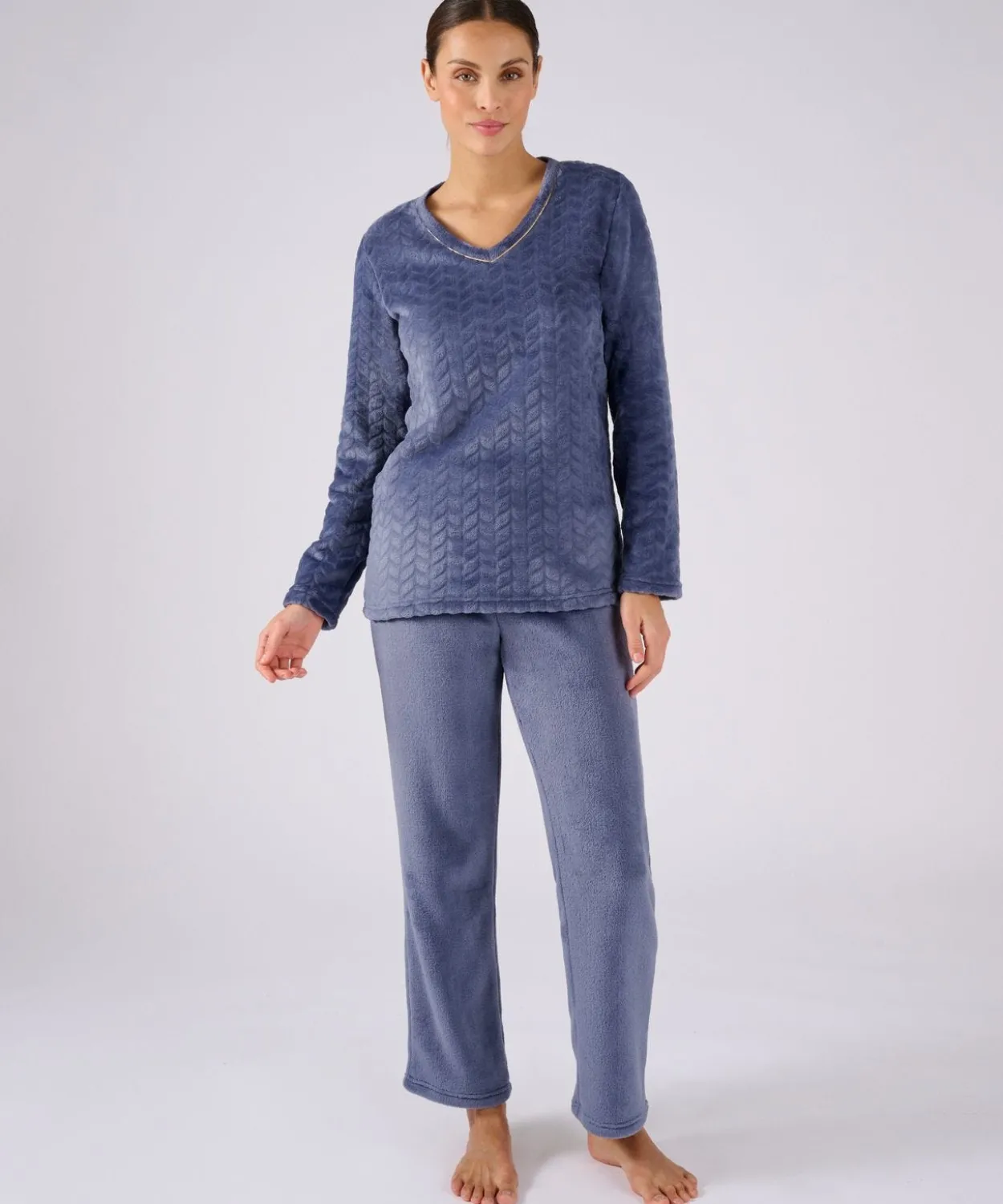 Pyjama Thermolactyl maille reliéfée