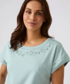 Pyjashort broderie anglaise