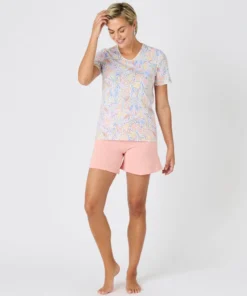 Pyjashort pur coton peigné