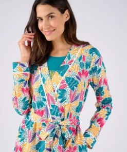Robe de chambre en maille jersey pur coton