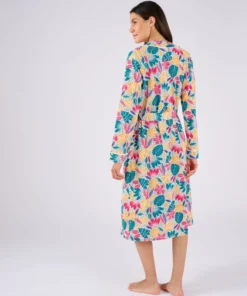 Robe de chambre en maille jersey pur coton