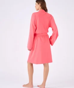 Robe de chambre en maille nid d'abeille