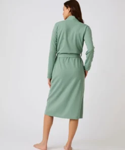 Robe de chambre maille fantaisie gaufrée