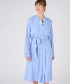 Robe de chambre maille fantaisie gaufrée