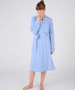 Robe de chambre maille fantaisie gaufrée