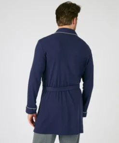 Robe de chambre maille nid d'abeille