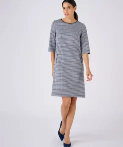 Robe en maille milano jacquard