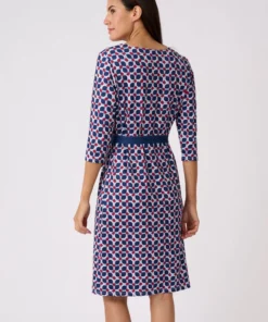 Robe imprimée maille chaude