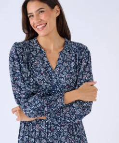 Robe longue pure viscose reliéfée
