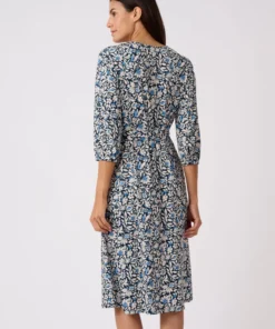 Robe maille crêpe stretch