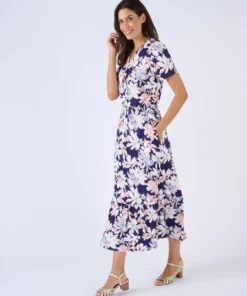 Robe maille smockée