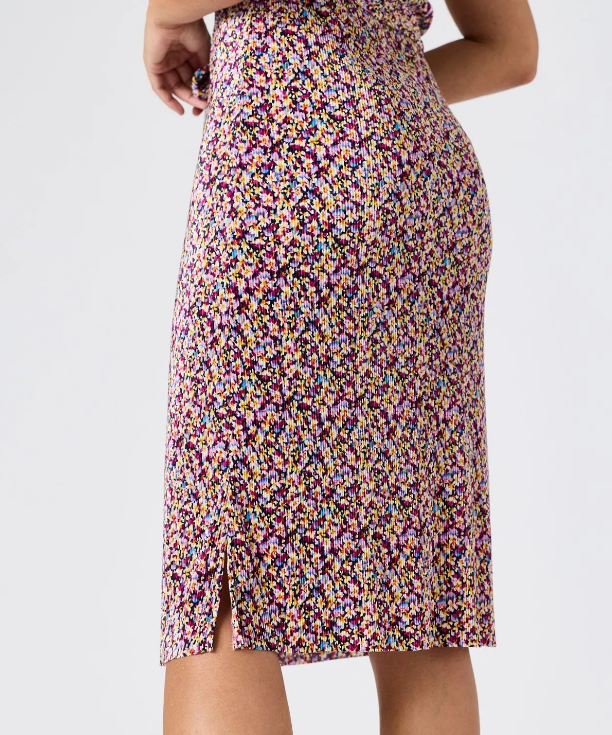 Robe plissé permanent