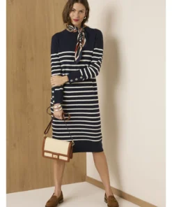 Robe-pull esprit marinière Thermolactyl