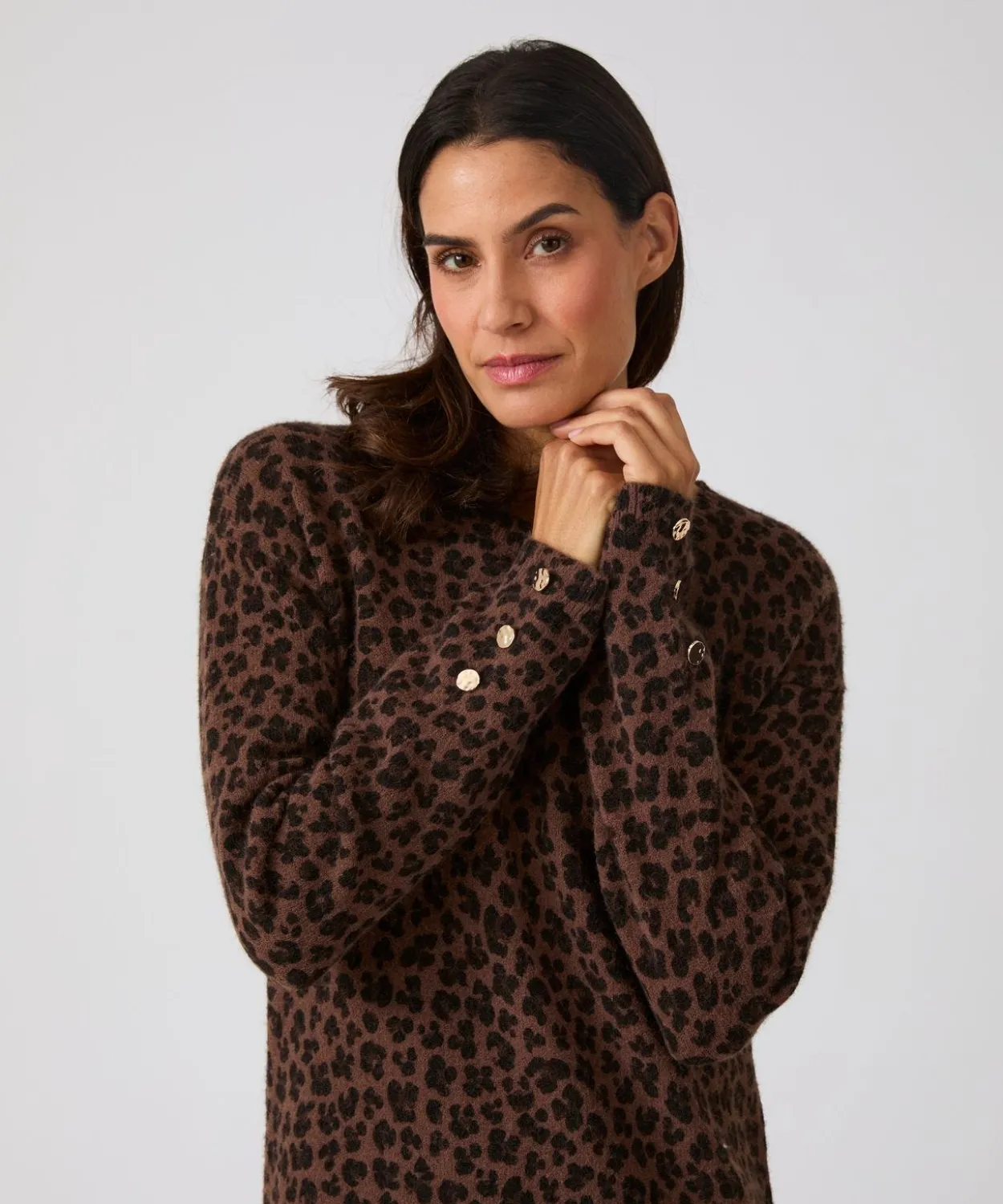 Robe-pull imprimé animalier Thermolactyl